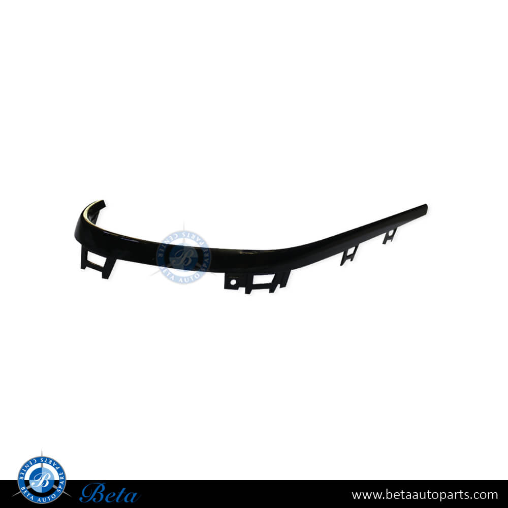 Right Side Radiator Grille Frame Moulding AMG with Camera Hole - Black for Mercedes E-Class W213 / C238 2021-Up models, Part Number 2138856606 Right Side Radiator Grille Frame Moulding AMG with Camera Hole - Black for Mercedes E-Class W213 / C238 2021-Up models, Part Number 2138856606